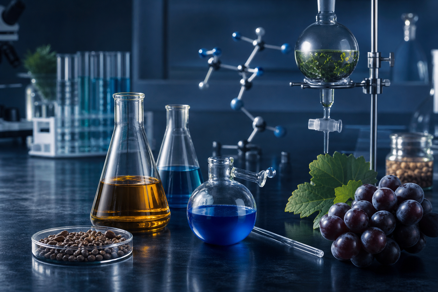 Phytosomal formulation laboratory visual